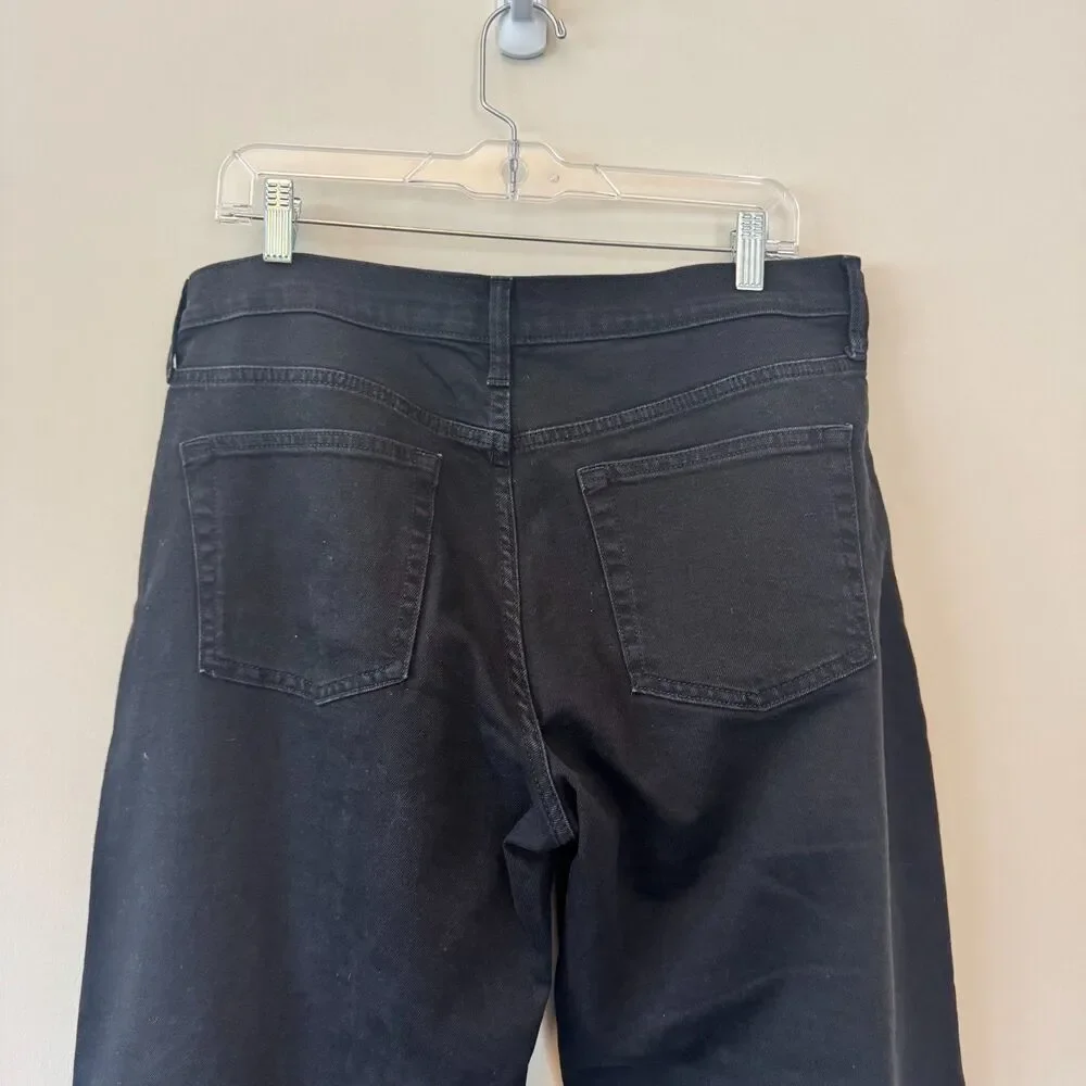 Gap 90s Loose Low Rise Black Wash Jeans Size 10 / 30 Regular